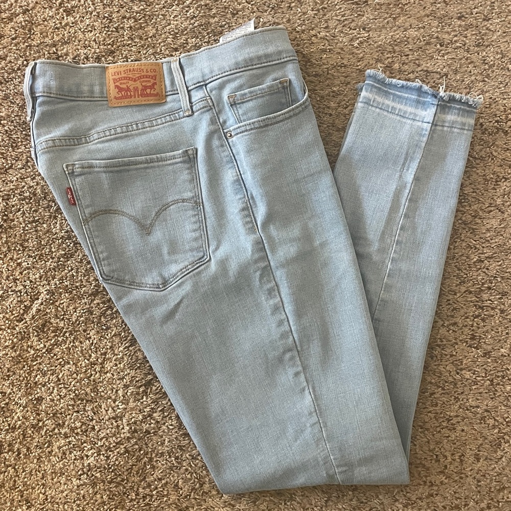 Levi's 311 Shaping Skinny Light Blue Denim Jeans